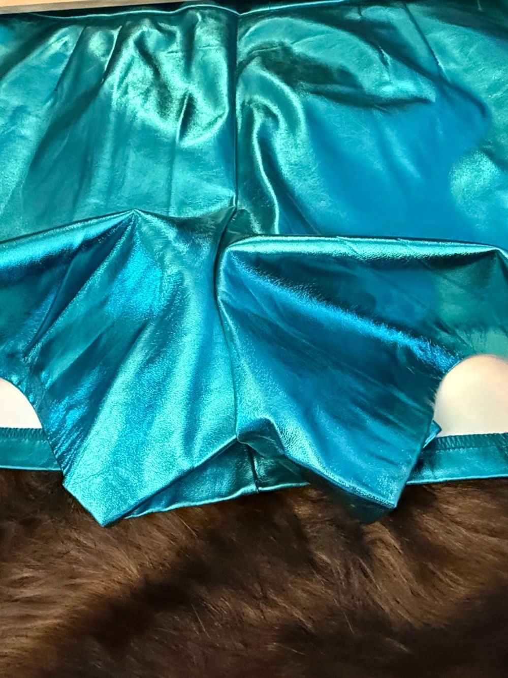 NWT Buddy Love Skort in Metallic Teal (Medium) - Picture 12 of 14
